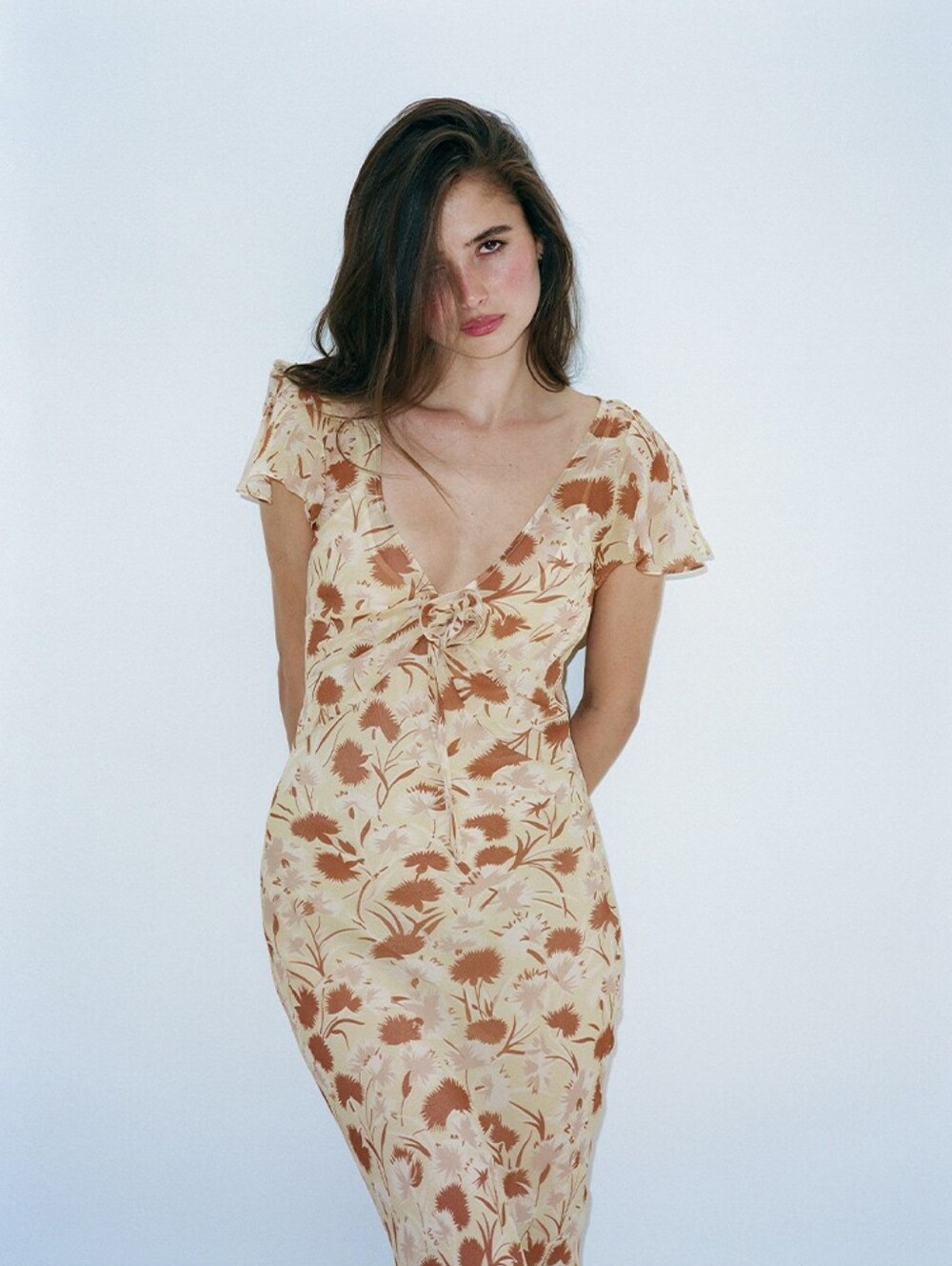 New Realisation Par Meg in Solstice Silk Dress Size Large Sydney Exclusive Print